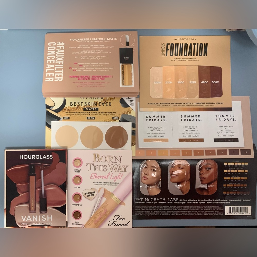 🌟8 Item foundation and concealer samples🌟